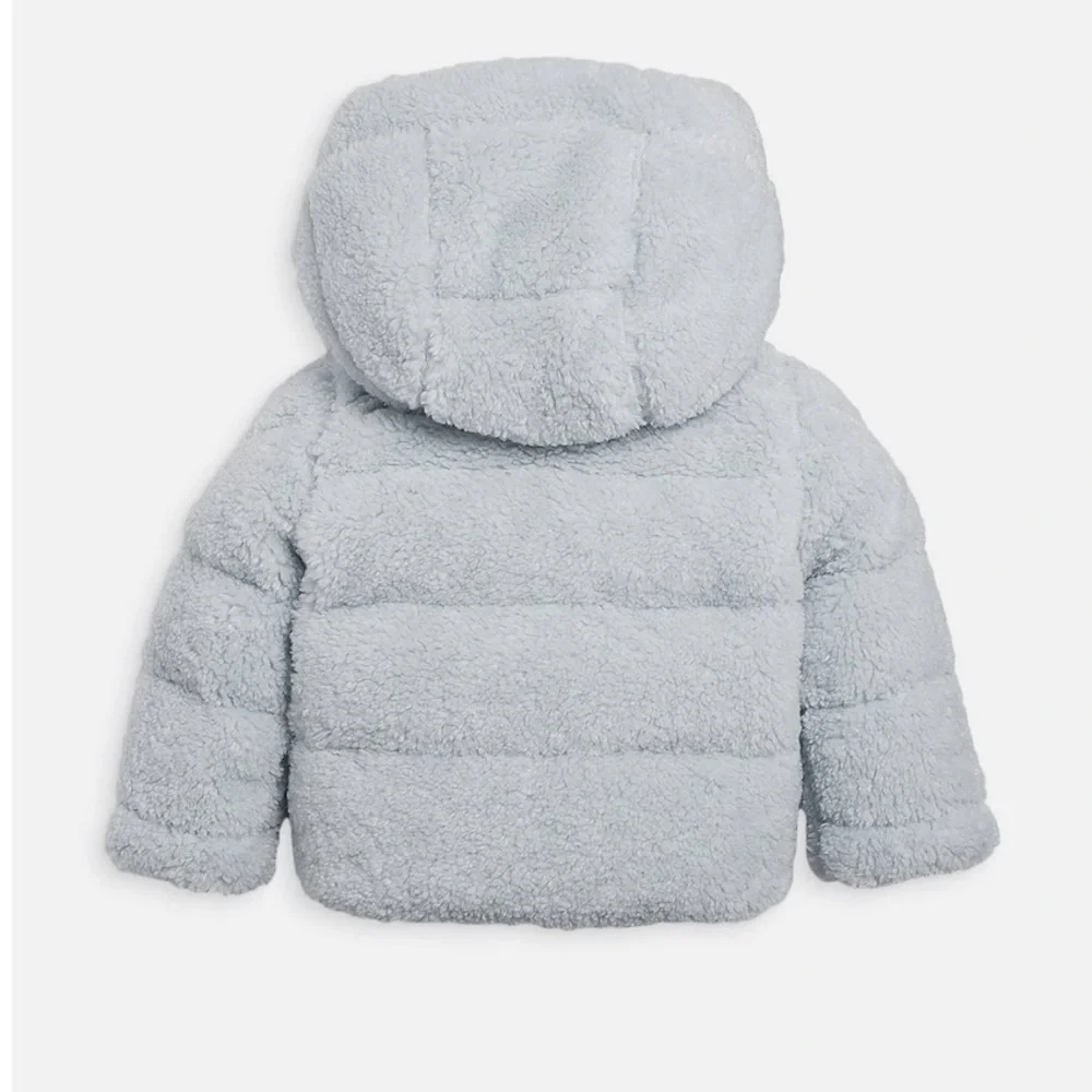 SAM. Baby Boys' & Girls' Snowbunny Fleece Quilted Down Jacket